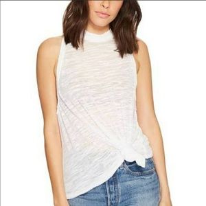 BNwt-free people white Tank Sz Xs